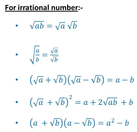 Algebra Formulas - Part 6