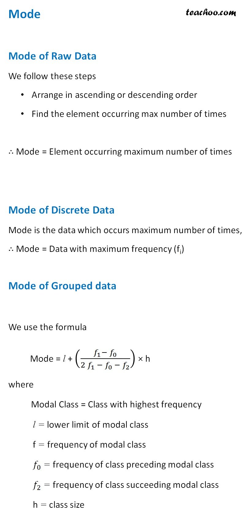 Statistics Formula Sheet - Part 3